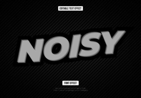 Blurred Noise Editable Text Effect: Just Type and Transform
