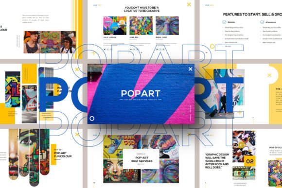Captivate Your Audience with a Pop-art Keynote Template