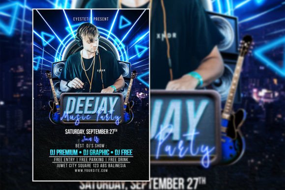Deejay Music Party Flyer: Design Your Next Big Event