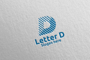 Digital Letter D Logo Design 15: A Modern Asset for Branding