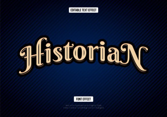 Effortless Vintage Charm: Mastering the Historian Text Editable Text Effect