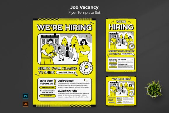 Job Vacancy Flyer: A Bold Template for Modern Hiring