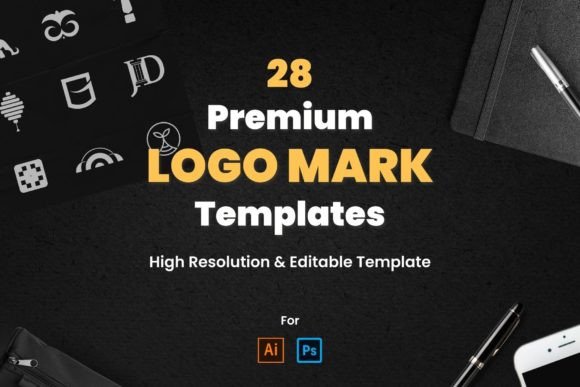Launch Your Brand in Minutes with the Premade Logos Mark Collection