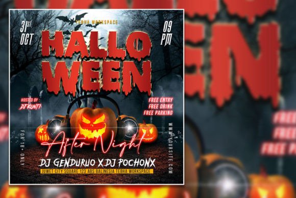 Spook-tacular Halloween Music Party Social Media Posts