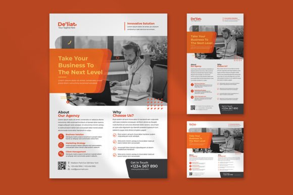 Streamline Your Marketing with the Business Flyer Template Set