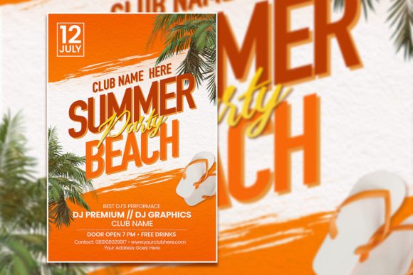 Summer Beach Party Flyer Design: Capture the Vibe