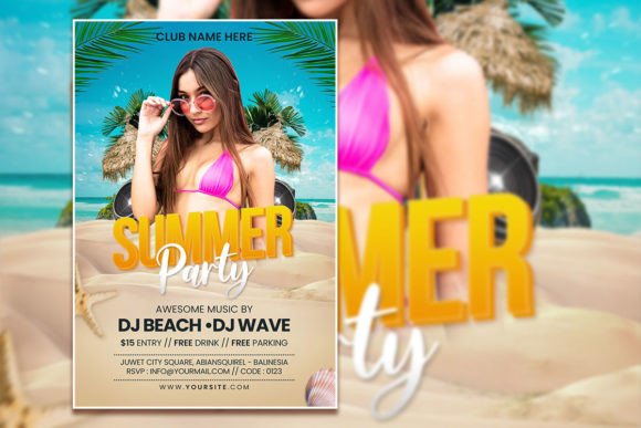 Summer Party Flyer Template: Design Your Perfect Event